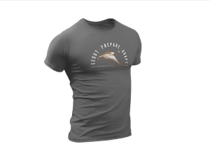 Picture of Fowl Feathers Anvil Tri-Blend T-Shirt - Heather Dark Grey